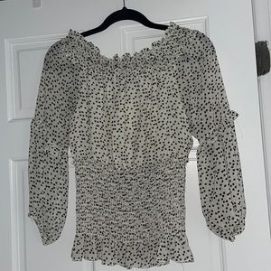 Off the shoulder blouse